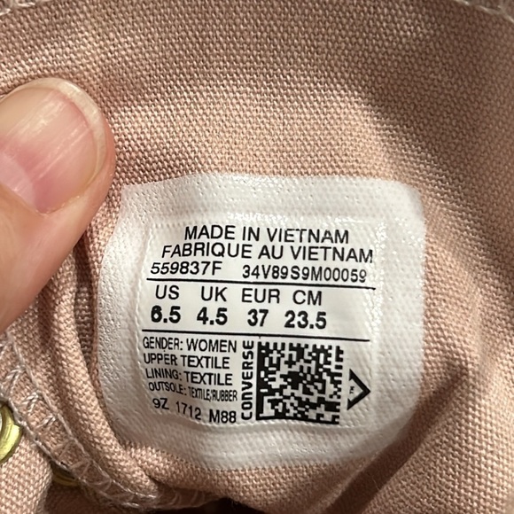 Converse Chuck Taylor All Star High in Lurex Camo - Picture 9 of 10